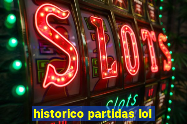 historico partidas lol